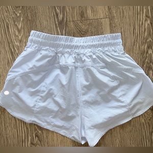 Lululemon track that 3 inch shorts